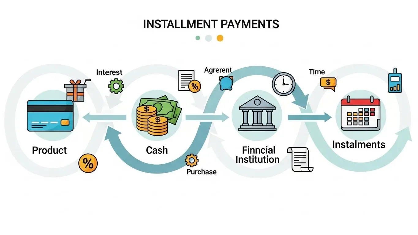 신용카드 한도 현금화 방법 프로세스를 단계별로 보여주는 다이어그램